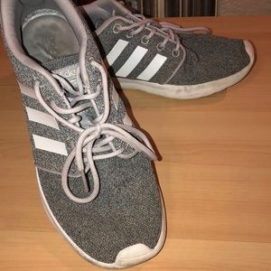 Grey Adidas Tennis Shoes Size 9 1/2